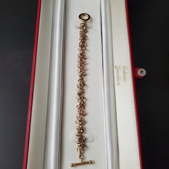 Rare 18K Gold Chain Bracelet / Solid Gold - Picture 3 of 5